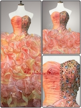 New Arrivals Multi Color Quinceanera Dresses with Beading and RufflesSWQD057FOR