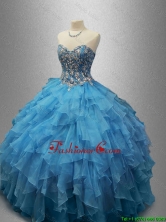 Perfect Sweetheart Quinceanera Dresses with Beading and Ruffles SWQD029FOR