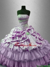 Popular Beaded Quinceanera Gowns with Ruffled Layers SWQD034-2FOR