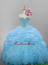 Pretty 2016 Summer Sweetheart Quinceanera Dresses with Beading and Ruffled Layers SWQD014-10FOR