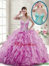 2016 New Style Ball Gown Beaded Quinceanera Gowns in Lilac SJQDDT114002A-1FOR