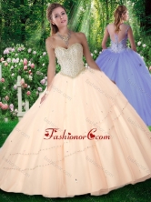 2016 New Style Puffy Sweetheart Beading Quinceanera Gowns SJQDDT288002FOR