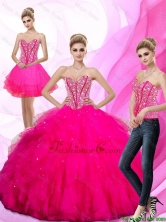 2016 Spring Pretty Beading and Ruffles Sweetheart Quinceanera Dresses QDDTA73001FOR