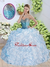 Beautiful Sweetheart Quinceanera Dresses with Sequins and Ruffles SJQDDT250002FOR