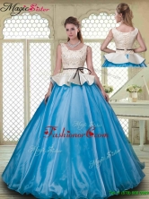 Classical Ball Gown Scoop Quinceanera Dresses with Beading YCQD044FOR