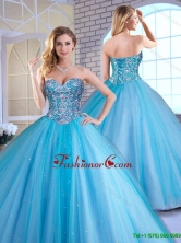 Elegant Ball Gown Sweetheart Quinceanera Dresses with Beading SJQDDT163002AFOR