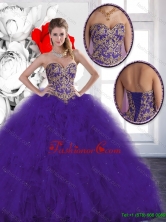 Elegant Beading and Ruffles Quinceanera Dresses with Lace Up SJQDDT131002FOR