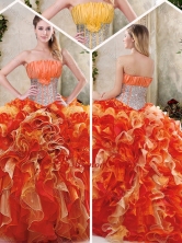Gorgeous Multi Color Quinceanera Dresses with Sequins and Ruffles SJQDDT230002-1FOR