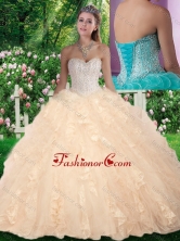 Latest Ball Gown Beading and Ruffles Sweet 16 Gowns for Fall SJQDDT290002FOR 