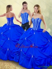 Luxurious Floor Length Quinceanera Dresses with Pick Ups SJQDDT185002-4FOR