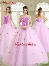 New Arrivals 2016 Straps Quinceanera Dresses with Strapless YCQD013FOR