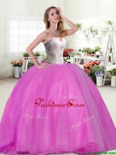 Wonderful Beaded Really Puffy Quinceanera Dress in Hot Pink YYPJ030-2FOR