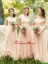 2016 Beautiful Floor Length Tulle Dama Dress in Peach BMT098FOR