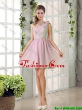 2016 Fall A Line One Shoulder Dama Dresses with Lace BMT010D-4FOR