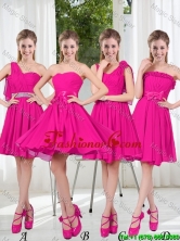 2016 Spring A Line Short Dama Dresses with Ruching BMT001-1FOR