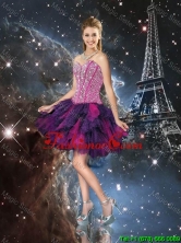 Sturning Sweetheart Beaded Dama Dresses in Multi Color for Cocktail QDDTA103003FOR