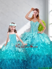 2016 Spring Beautiful Ball Gown Sweetheart Matching Sister Dresses in Multi Color QDDTA12002TZFX-LGFOR