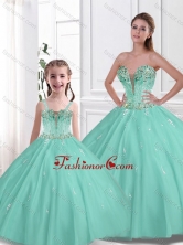 2016 Spring Pretty Ball Gown Beading Macthing Sister Dresses  SJQDDT107002-LGFOR