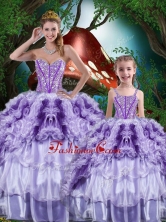 Luxurious Ball Gown Beading and Ruffles Macthing Sister Dresses for 2016 QDDTA81002-LGFOR