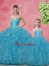 Summer Luxurious Ball Gown Sweetheart Macthing Sister Dresses SJQDDT100002-LGFOR