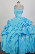 2012 Exquisite Ball Gown Strapless Floor-Length Quinceanera Dresses Style JP42665