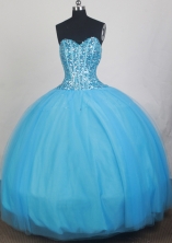 2012 Exquisite Ball Gown Sweetheart Neck Floor-Length Quinceanera Dresses Style JP42652