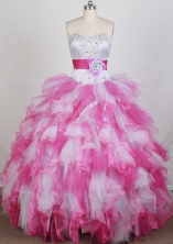 2012 Pretty Ball Gown Sweetheart Neck Floor-Length Quinceanera Dresses Style JP42605