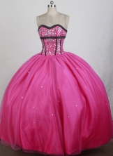 2012 Pretty Ball Gown Sweetheart Neck Floor-Length Quinceanera Dresses Style JP42650