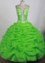 2012 Unique Ball Gown Sweetheart Straps Floor-Length Quinceanera Dresses Style JP42673