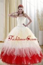 2015 Best Affordable Sweetheart Quinceanera Dresses with Beading XFNAOA11TZFXFOR