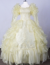 Amazing Ball Gown Scoop Neck Floor-length Quinceanera Dress LJ2667