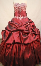 Beautiful Ball gown Sweetheart-neck Sweep Train Quinceanera Dresses Style FA-W-151