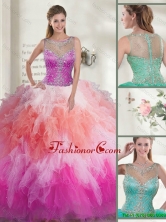 Best Scoop 2016 Spring Quinceanera Gowns in Multi Color SJQDDT117002A-1FOR