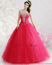 Best Strapless 2015 Quinceanera Gowns with Rhinestones WMDQD014FOR