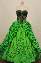 Exquisite Ball gown Strapless Floor-length Quinceanera Dresses Style FA-W-089