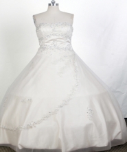 Perfect Ball Gown Strapless Floor-length Quinceanera Dress ZQ12426017 