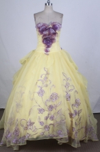Perfect Ball Gown Sweetheart Floor-length Quinceanera Dress ZQ12426013