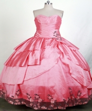 Perfect Ball Gown Sweetheart Floor-length Quinceanera Dress ZQ12426031 