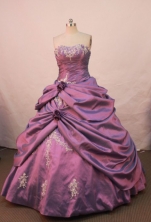 Popular Ball gown Strapless Floor-length Quinceanera Dresses Style FA-W-052