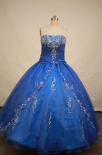 Popular Ball gown Strapless Floor-length Quinceanera Dresses Style FA-W-081