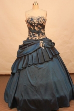 Popular Ball gown Strapless Floor-length Quinceanera Dresses Style FA-W-161