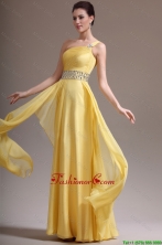 2016 Beautiful Empire One Shoulder Prom Dresses with Beading DBEE137FOR