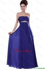 2016 Elegant Strapless Prom Dresses in Royal Blue DBEE001FOR