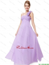 2016 New Style Straps Lavender Prom Dresses with Ruching DBEE029FOR