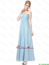 Cheap Ankle Length Sweetheart Prom Dresses in Light Blue DBEE047FOR