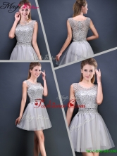 Perfect Mini Length Scoop Prom Dresses with Appliques YCPD032FOR