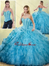 Pretty Sweetheart Ball Gown Detachable Quinceanera Dresses with Beading SJQDDT201002-1FOR