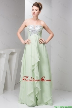 Simple Strapless Sequins Long Prom Dresses for 2016 DBEE421FOR