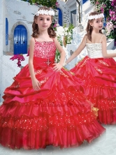 Classical Ball Gown Mini Quinceanera Dresses with Ruffled Layers and Beading PAG277FOR