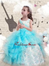 Fashionable Appliques and Ruffles  Mini Quinceanera Dresses for 2016 FA5GY78MTFOR